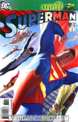 Superman Vol 3 #681 Regular Alex Ross Cover (New Krypton Part 2)