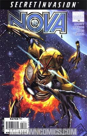 Nova Vol 4 #18 Cover B Incentive Wellinton Alves Zombie Variant Cover (Secret Invasion Tie-In)