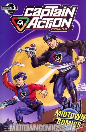 Captain Action Comics #1 Exclusive Midtown Comics Murphy Anderson Variant Cover