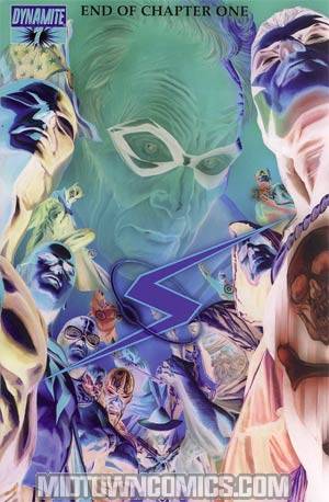 Project Superpowers #7 Cover D Incentive Alex Ross Negative Cover