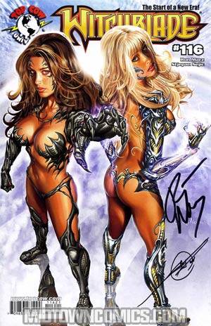 Witchblade #116 Incentive Greg Horn Variant Cover Signed By Ron Marz And Stejphan Sejic