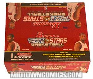Bowman 2008-2009 Draft Picks & Stars NBA Trading Cards Box