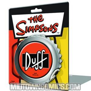 Simpsons Duff Bottle Cap Belt Buckle