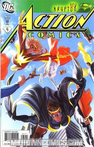 Action Comics #871 Cover A Regular Alex Ross Cover (New Krypton Part 4)