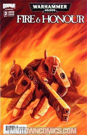 Warhammer 40K Fire & Honor #3 Cover C Incentive Variant Cover