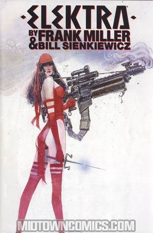 Elektra By Frank Miller & Bill Sienkiewicz Omnibus HC Direct Market Bill Sienkiewicz Cover