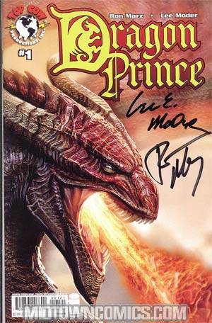 Dragon Prince #1 Cover E Incentive Signed By Ron Marz & Lee Moder