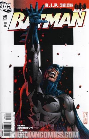 Batman #681 Cover B Incentive Tony Daniel Variant Cover (Final Crisis Tie-In)(Last Rites Tie-In)
