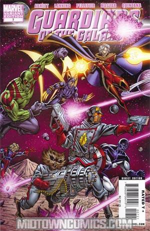 Guardians Of The Galaxy Vol 2 #7 Cover B Incentive Jim Valentino Variant Cover (War Of Kings Tie-In)
