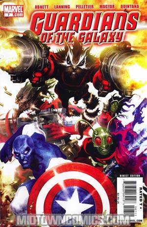 Guardians Of The Galaxy Vol 2 #7 Regular Clint Langley Cover (War Of Kings Tie-In)