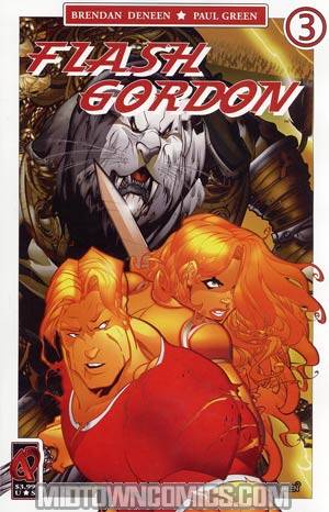 Flash Gordon Vol 6 #3 Cover A Flash vs Lion Men