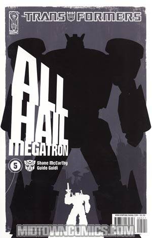 Transformers All Hail Megatron #5 Regular Trevor Hutchison Cover