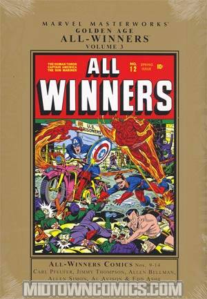 Marvel Masterworks Golden Age All-Winners Comics Vol 3 HC Regular Dust Jacket