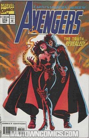 Avengers #374 Cover A With Cards
