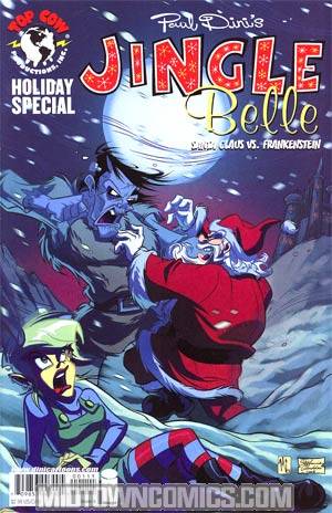 Jingle Belle Santa Claus vs Frankenstein Cover A Stephanie Gladden