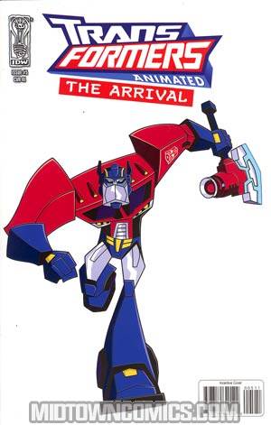 Transformers Animated Arrival #5 Incentive Optimus Prime Variant Cover