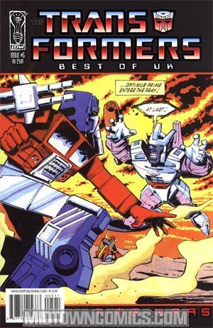 Transformers Best Of UK Time Wars #5 Incentive Retro Art Variant Cover