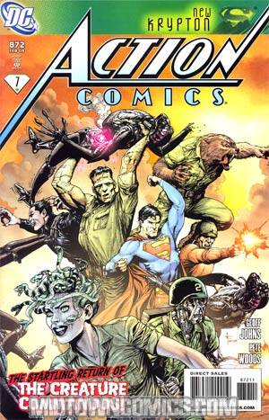 Action Comics #872 Cover A Regular Gary Frank Cover (New Krypton Part 7)