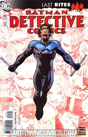 Detective Comics #851 Incentive Tony Daniel Variant Cover (Last Rites Tie-In)