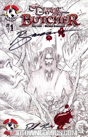 Darkness Butcher One Shot Cover C Top Cow Store Exclusive Variant Cover Signed By Michael Broussard