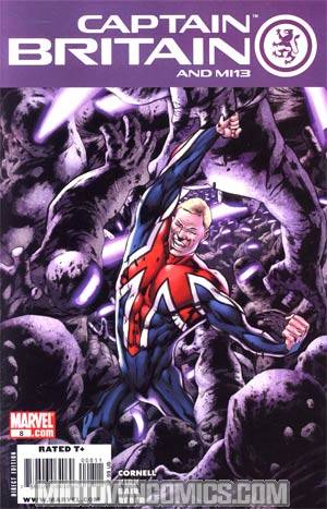 Captain Britain And MI 13 #8 Regular Bryan Hitch Cover