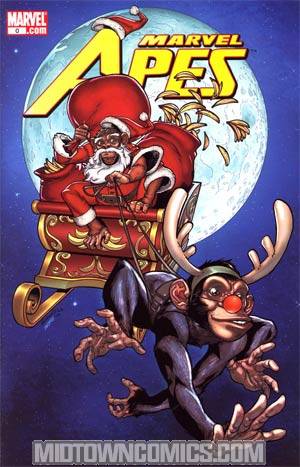 Marvel Apes #0 Cover B Santa-Ape Cover