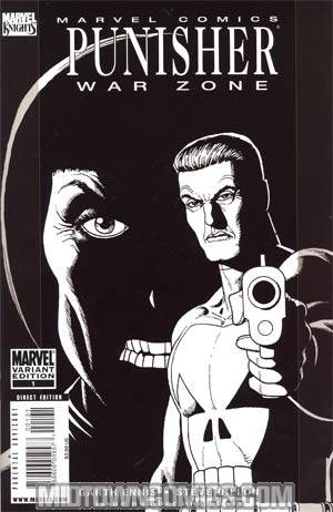 Punisher War Zone Vol 2 #1 Cover C Incentive Steve Dillon Sketch Variant Cover