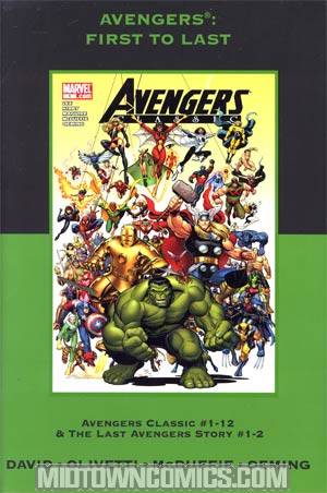 Avengers First To Last HC Premiere Edition Direct Market Cover