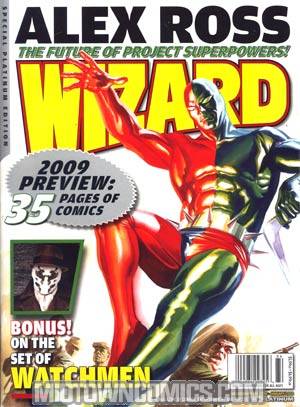 Wizard Comics Magazine #207 Platinum Project Superpowers Cvr