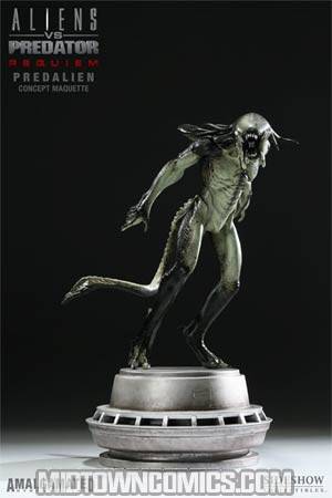 Aliens vs Predator Requiem PredAlien Concept Maquette