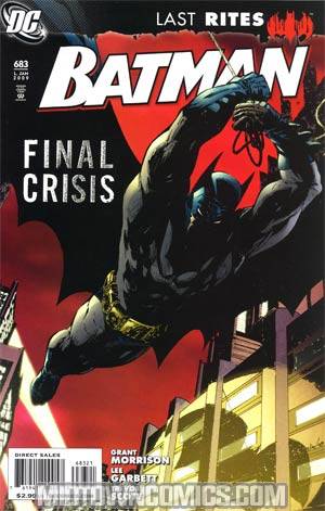 Batman #683 Cover B Incentive Tony Daniel Variant Cover (Final Crisis Tie-In)(Last Rites Tie-In)