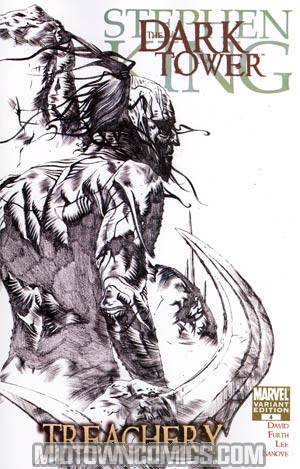 Dark Tower Treachery #4 Cover C Incentive Jae Lee Sketch Variant Cover