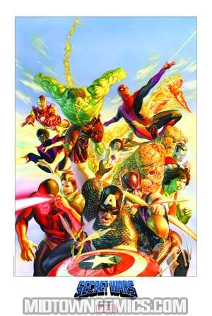 Secret Wars Lithograph By Alex Ross