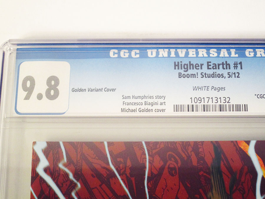 Higher Earth #1 Incentive Michael Golden Variant Cover CGC 9.8