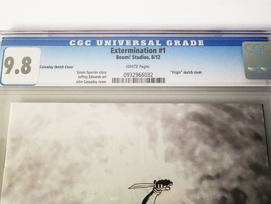 Extermination (BOOM Studios) #1 Cover I Incentive John Cassaday Sketch Cover CGC 9.8
