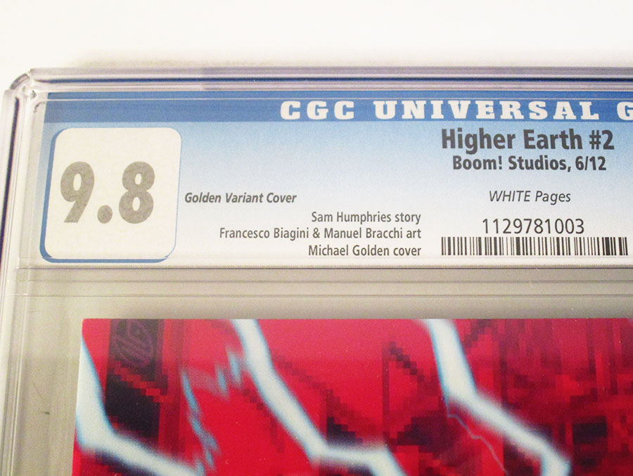 Higher Earth #2 Incentive Michael Golden Variant Cover CGC 9.8