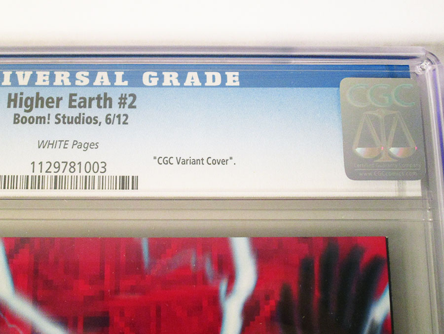 Higher Earth #2 Incentive Michael Golden Variant Cover CGC 9.8