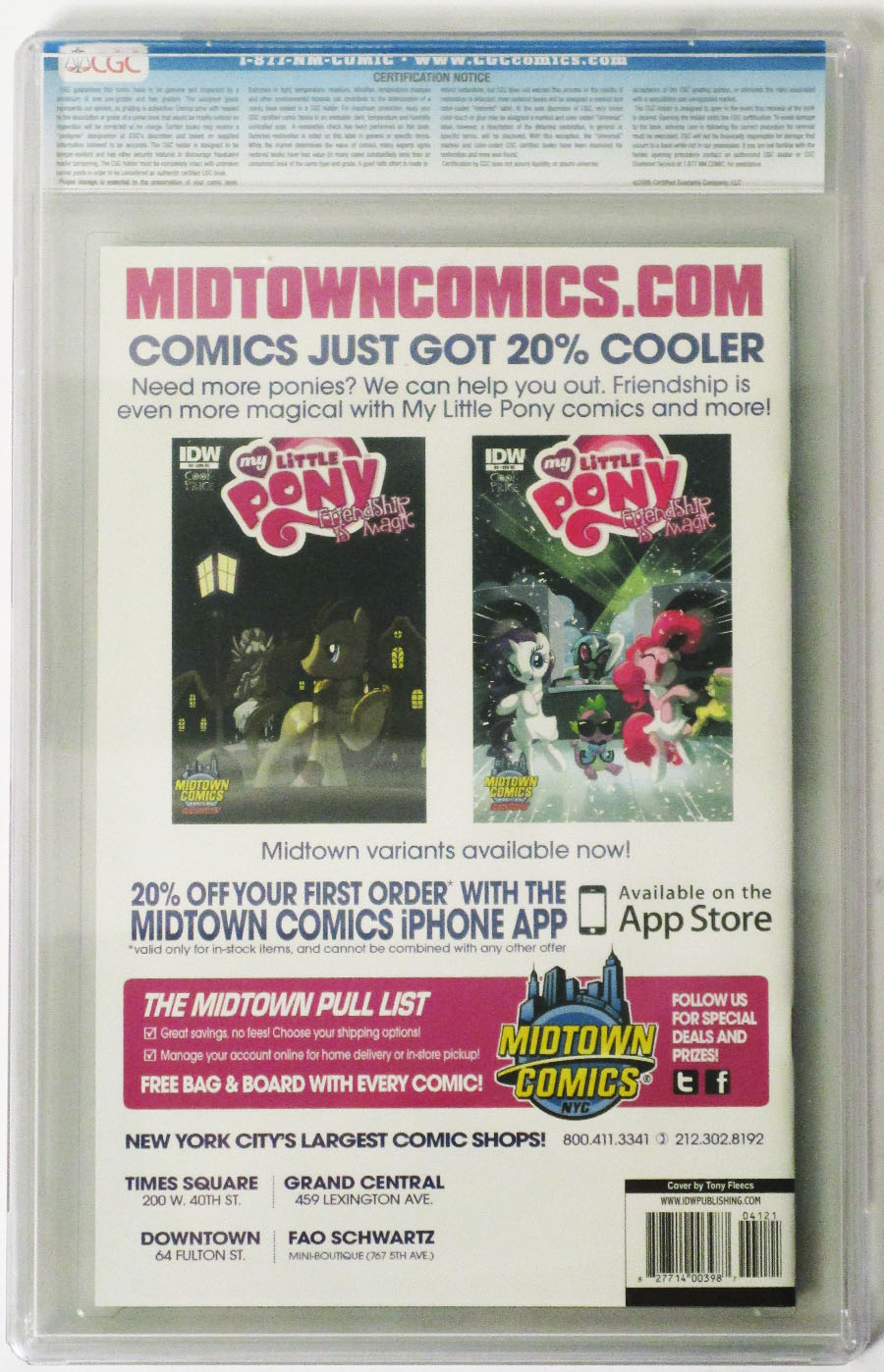 My Little Pony Friendship Is Magic #4 Cover E Midtown Exclusive Tony Fleecs Crystal Ponies Part 1 Of 2 Variant Cover CGC 9.8
