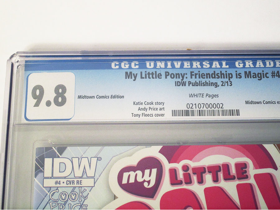 My Little Pony Friendship Is Magic #4 Cover E Midtown Exclusive Tony Fleecs Crystal Ponies Part 1 Of 2 Variant Cover CGC 9.8