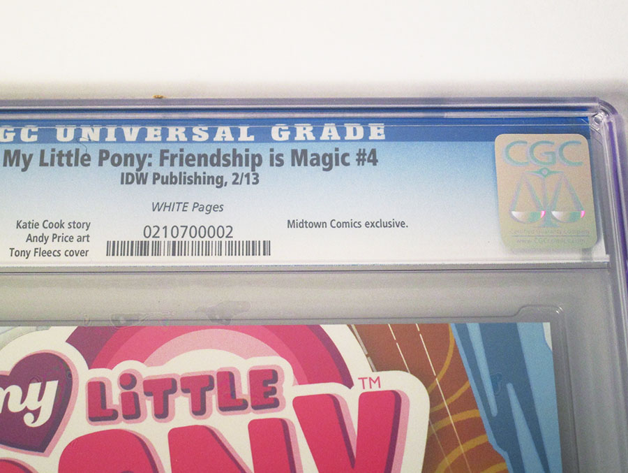 My Little Pony Friendship Is Magic #4 Cover E Midtown Exclusive Tony Fleecs Crystal Ponies Part 1 Of 2 Variant Cover CGC 9.8