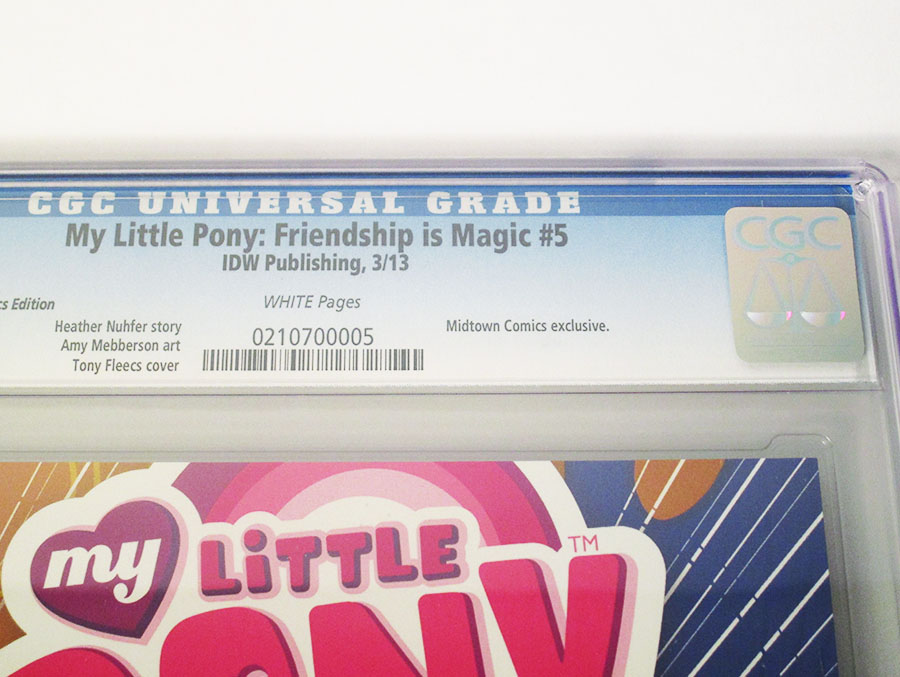 My Little Pony Friendship Is Magic #5 Cover E Midtown Exclusive Tony Fleecs Crystal Ponies Part 2 Of 2 Variant Cover CGC 9.8