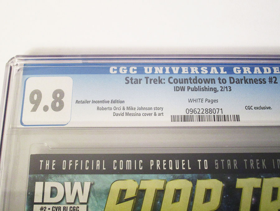 Star Trek Countdown To Darkness #2 Incentive Variant Cover CGC 9.6 Or Above