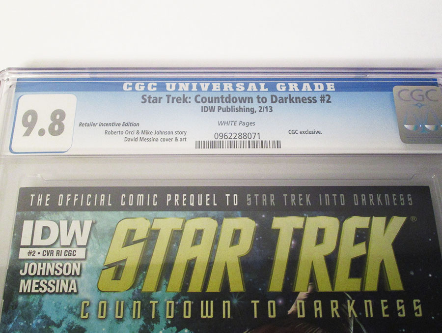 Star Trek Countdown To Darkness #2 Incentive Variant Cover CGC 9.6 Or Above