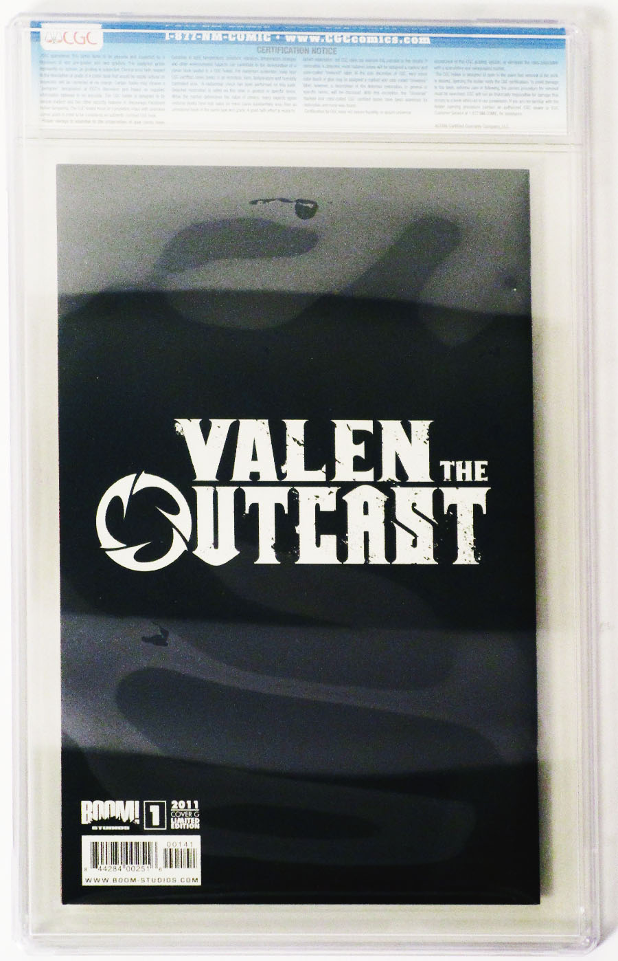 Valen The Outcast #1 Cover G Incentive Ale Garza Virgin Sketch CGC 9.6