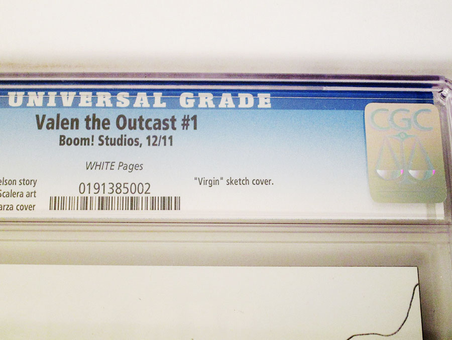 Valen The Outcast #1 Cover G Incentive Ale Garza Virgin Sketch CGC 9.6