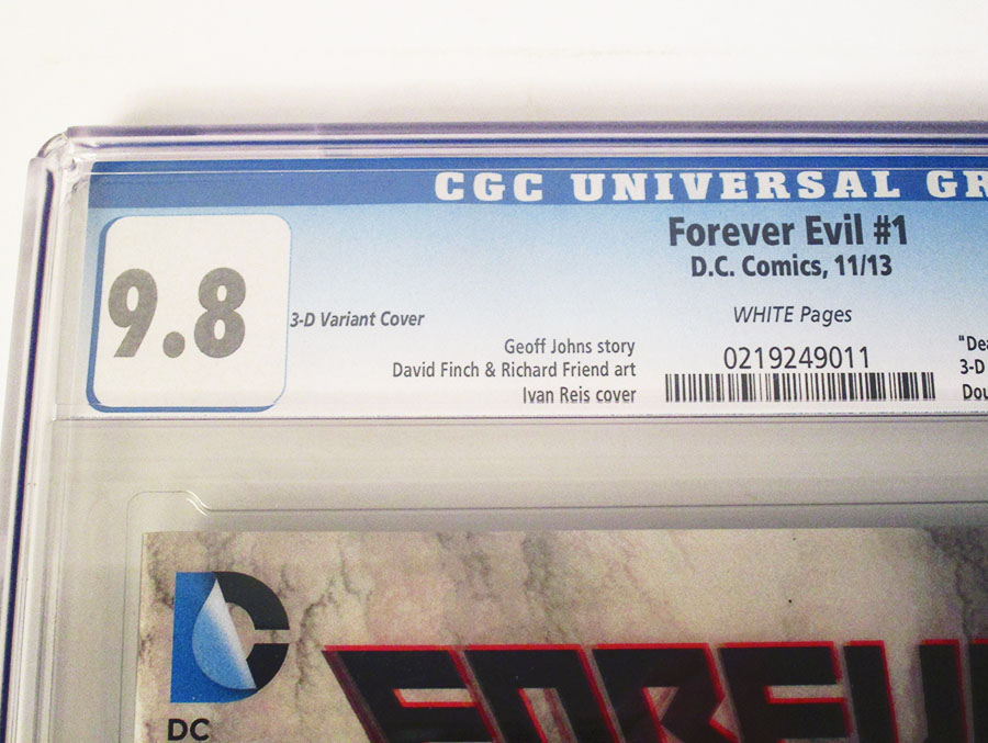 Forever Evil #1 Cover J Incentive 3D Motion Variant Cover CGC 9.8
