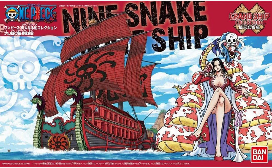 One Piece Grand Ship Collection Kit #06 Nine Snake Pirate Ship