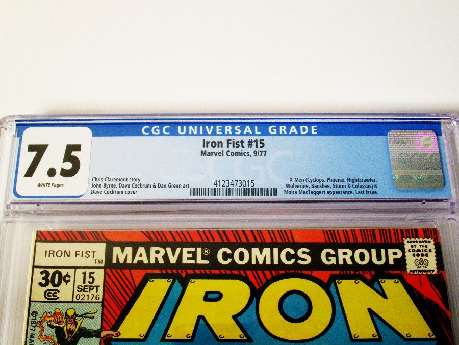 Iron Fist #15 Cover C CGC 7.5