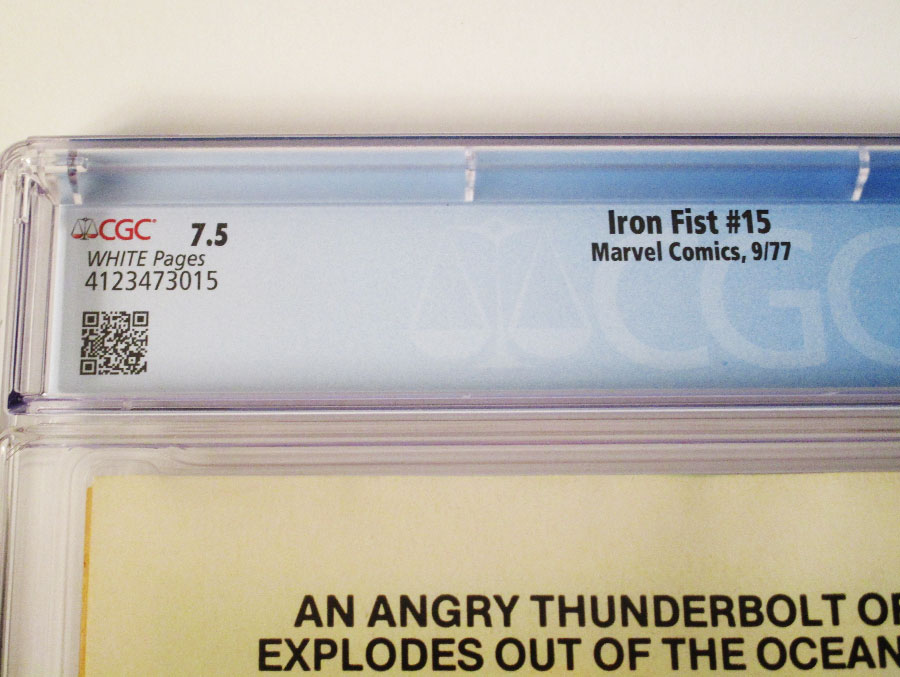 Iron Fist #15 Cover C CGC 7.5
