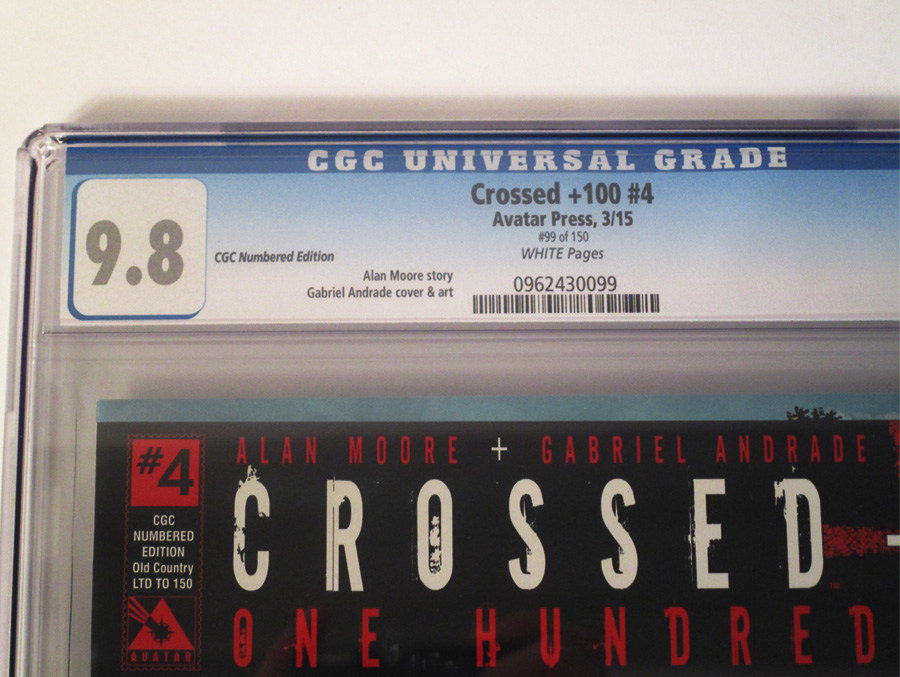 Crossed Plus 100 Taste Test CGC Numbered Edition Box Set